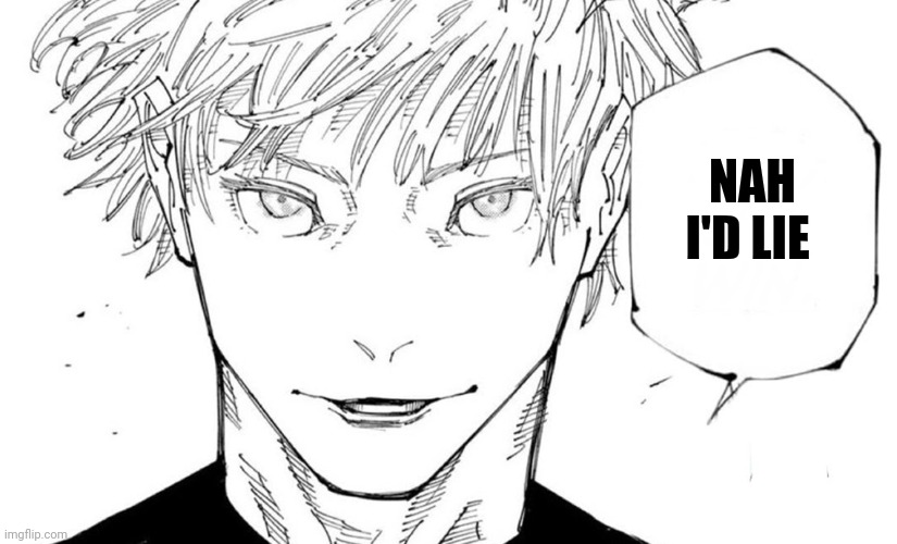 Nah I'd Win | NAH I'D LIE | image tagged in nah i'd win | made w/ Imgflip meme maker