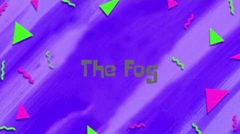 the fog spongebob title card Blank Meme Template