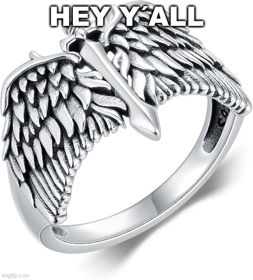 HEY Y´ALL | image tagged in angel | made w/ Imgflip meme maker