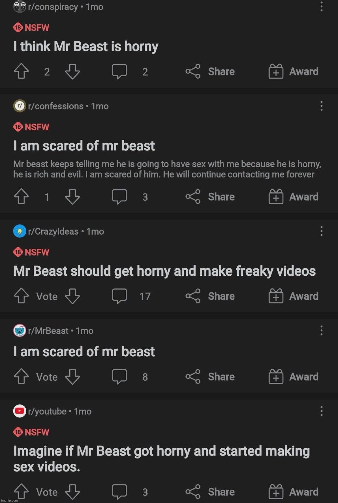 if mrbeast was FREAKY | made w/ Imgflip meme maker