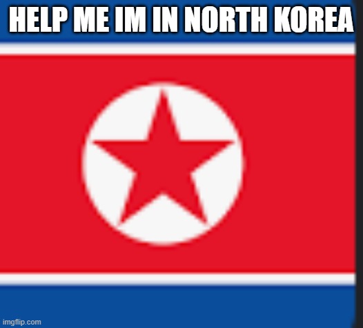 Help me im in north korea | HELP ME IM IN NORTH KOREA | image tagged in north korea,help me | made w/ Imgflip meme maker
