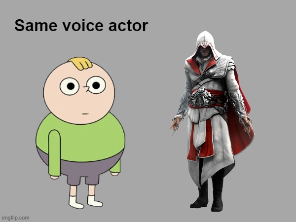Same voice actor | made w/ Imgflip meme maker