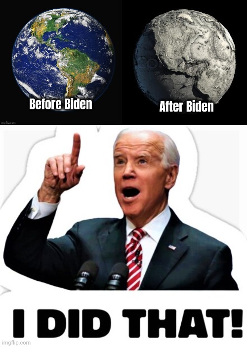No whimper , here comes the bang | image tagged in biden - i did that,world war iii,x x everywhere,politicians suck,how the world ends | made w/ Imgflip meme maker