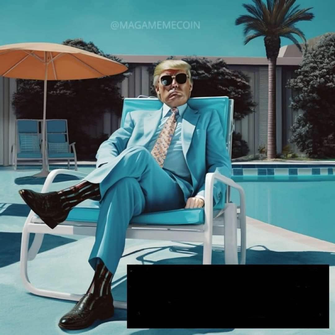 Miami Trump Blank Meme Template