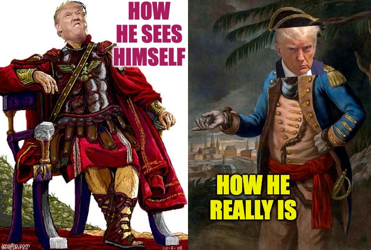 HOW HE SEES HIMSELF HOW HE
REALLY IS | image tagged in julius caesar,benedict arnold | made w/ Imgflip meme maker
