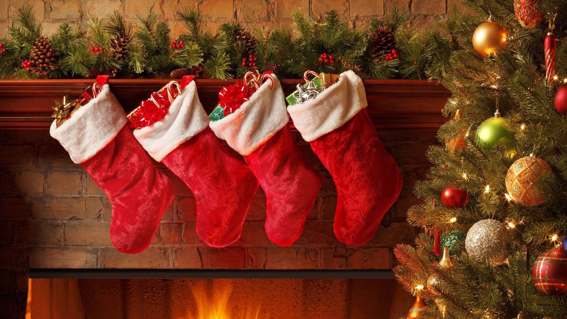 High Quality Christmas stockings Blank Meme Template