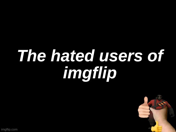 The hated users of
imgflip | made w/ Imgflip meme maker