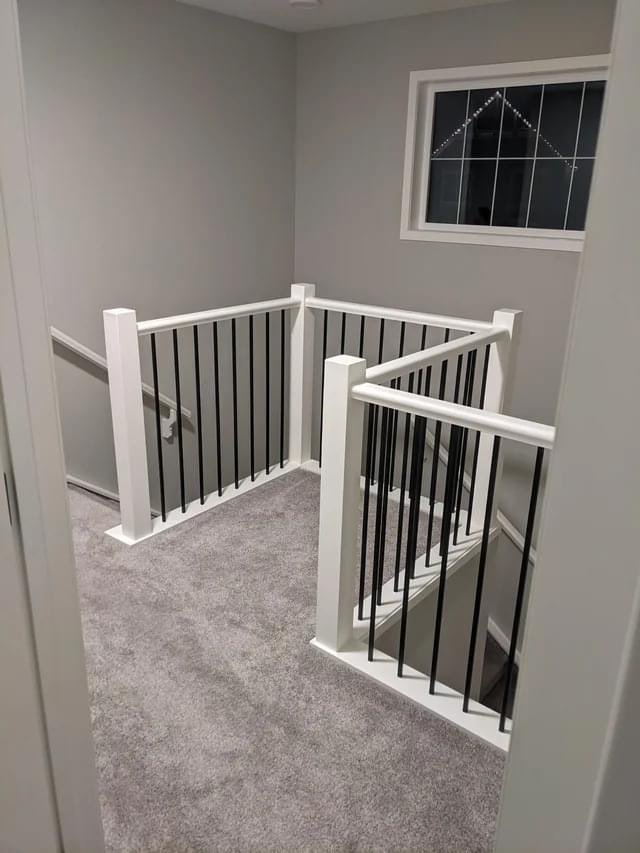 Square Space By Stairs Blank Meme Template