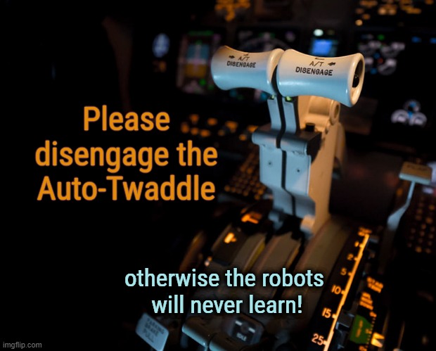 Disengage auto-correct | Please disengage the Auto-Twaddle; otherwise the robots 
will never learn! | image tagged in throttle control,artificial intelligence,machine,faith in humanity,software | made w/ Imgflip meme maker