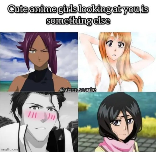 3 imposters here | image tagged in front page plz,anime,memes | made w/ Imgflip meme maker