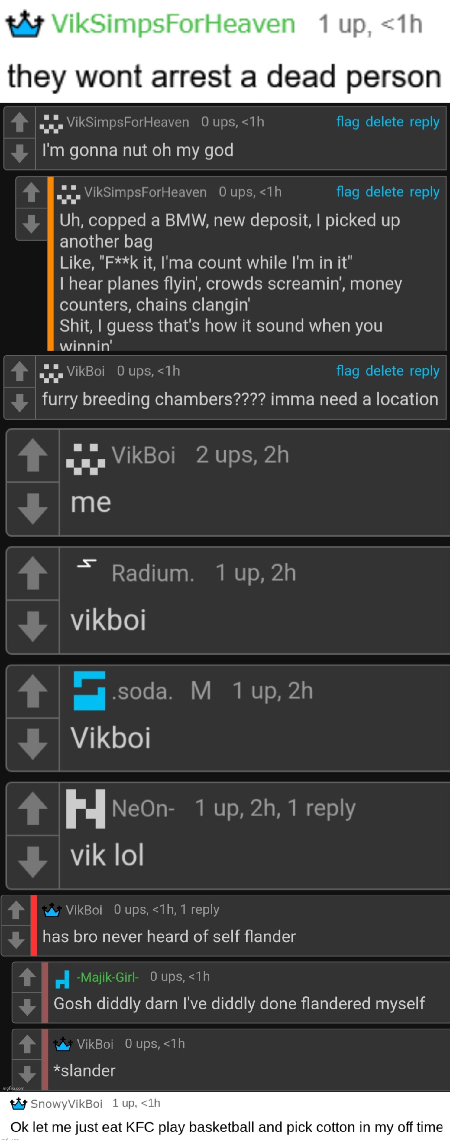 every comment temp of me | made w/ Imgflip meme maker