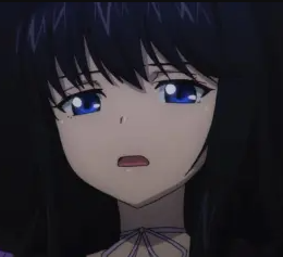 Natsuki Minamiya sad expression(Strike the Blood) Blank Meme Template