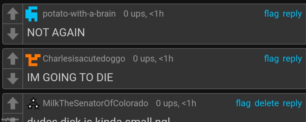 I think I commented this on a post that was literally just cbt | made w/ Imgflip meme maker