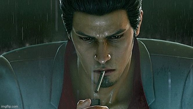 Sad Kiryu | image tagged in sad kiryu | made w/ Imgflip meme maker