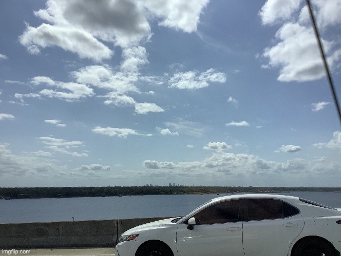jacksonville FL in distance | image tagged in good pic,wonderful pic,good scenery,share your photos stream | made w/ Imgflip meme maker