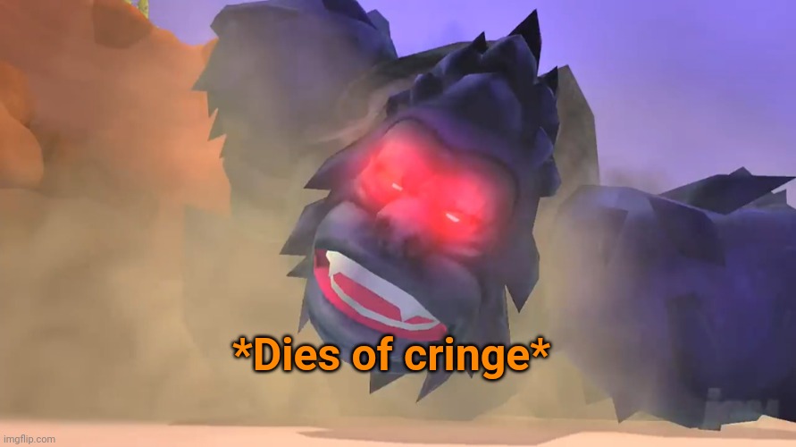 Scorporilla dies from cringe | *Dies of cringe* | made w/ Imgflip meme maker
