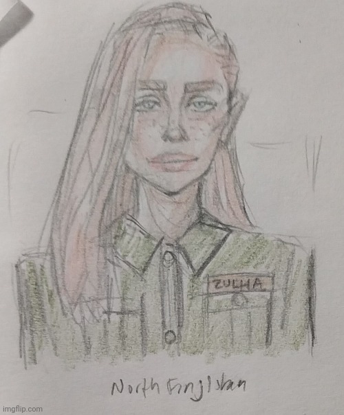 What Country Does She Look Like She's From? | image tagged in girl,soldier,color,drawings | made w/ Imgflip meme maker
