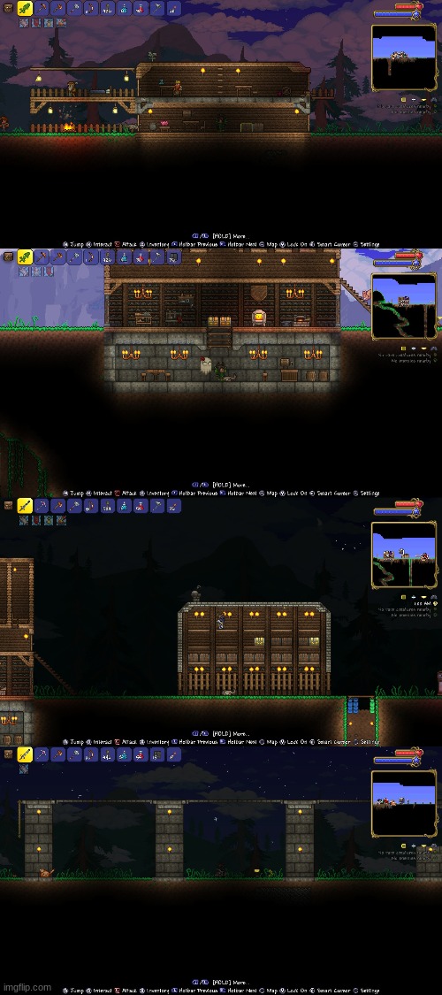 My ForTheWorthy builds | image tagged in terraria,gaming,video games,nintendo switch,screenshot | made w/ Imgflip meme maker