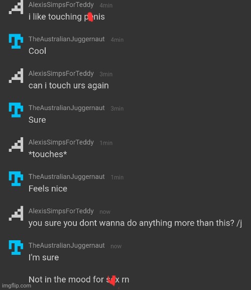 Average conversation with alexis be like | made w/ Imgflip meme maker