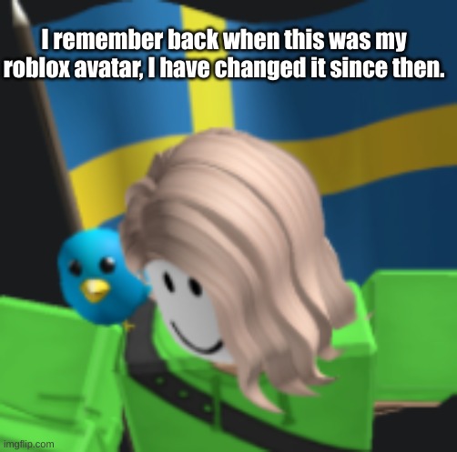 Official_Weird_Memes's Rblx head | I remember back when this was my roblox avatar, I have changed it since then. | image tagged in official_weird_memes's rblx head | made w/ Imgflip meme maker