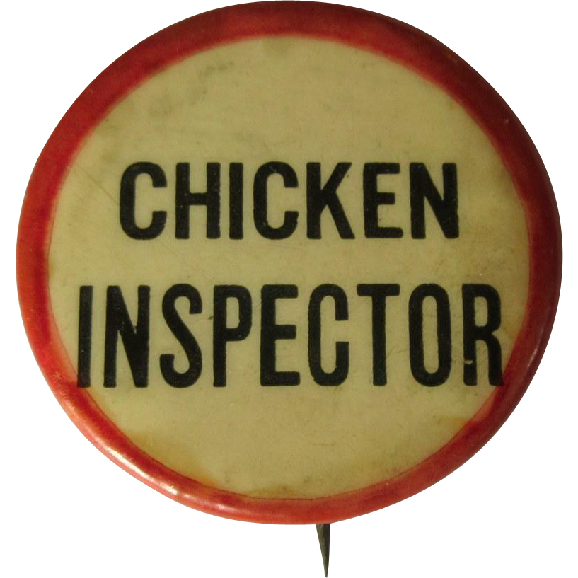 High Quality Chicken Inspector Badge Blank Meme Template