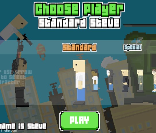 standard steve | made w/ Imgflip meme maker