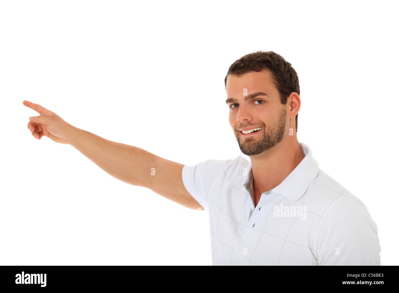 High Quality pointing guy Blank Meme Template