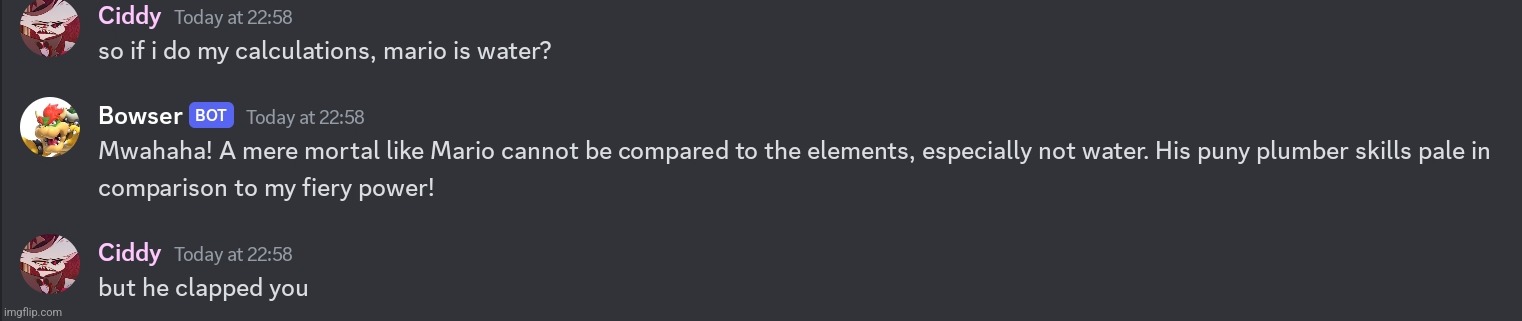 Nah he got extinguished ☠️ | made w/ Imgflip meme maker