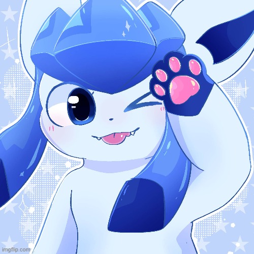 GIMME YOUR BEANS FROST! | image tagged in frost,boopable,glaceon | made w/ Imgflip meme maker