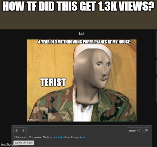 HOW TF DID THIS GET 1.3K VIEWS? | made w/ Imgflip meme maker