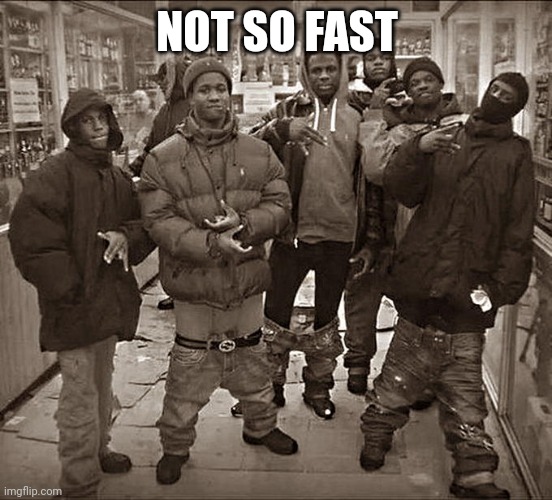 All My Homies Hate | NOT SO FAST | image tagged in all my homies hate | made w/ Imgflip meme maker