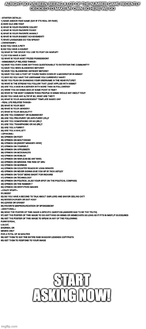 Ask.now | image tagged in number game msmg edition | made w/ Imgflip meme maker