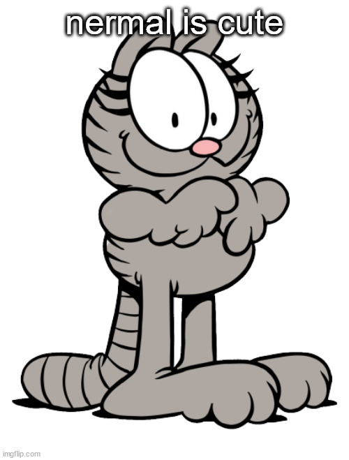 i love nermal | nermal is cute | image tagged in nermal | made w/ Imgflip meme maker