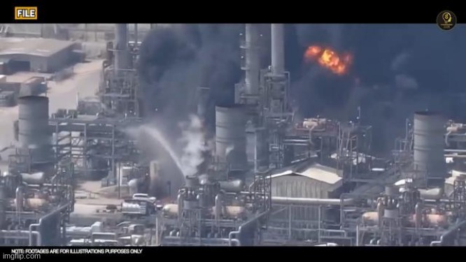 Iron Dome Fails Again, Drones Set Israel’s Biggest Oil Refinery On Fire!  (Video) 