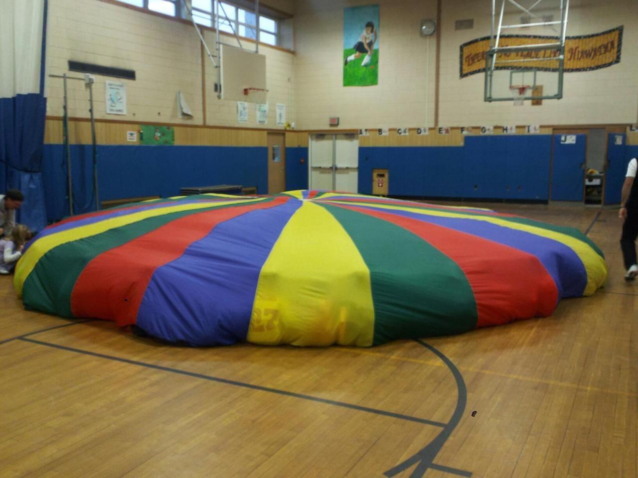 Elementary School parachute Blank Meme Template