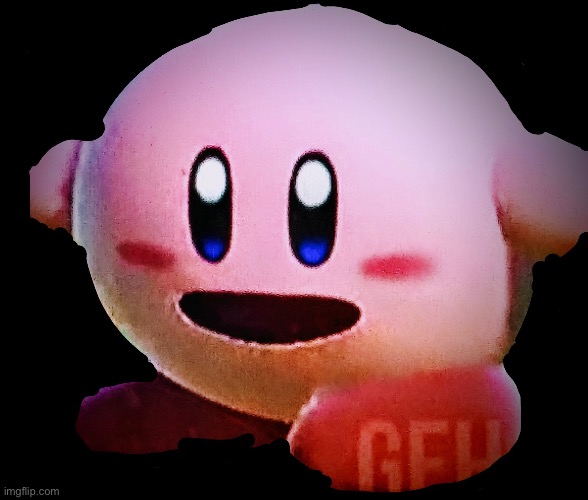 Shocked Kirby | image tagged in shocked kirby | made w/ Imgflip meme maker
