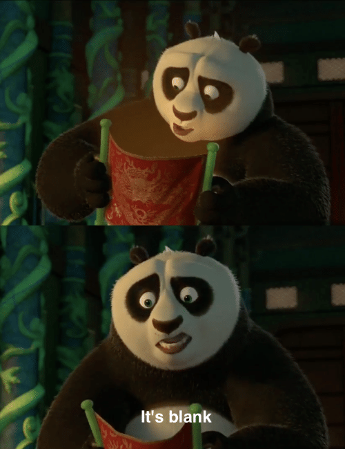 Kung Fu Panda Blank Blank Meme Template