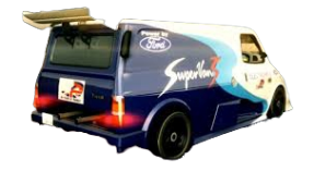High Quality transit supervan 3 blur Blank Meme Template