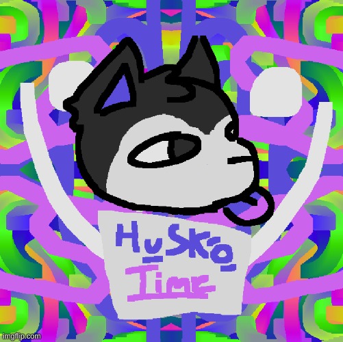 my pixilart thingy: https://www.pixilart.com/huskolikesspace | image tagged in pixel art,husko time | made w/ Imgflip meme maker