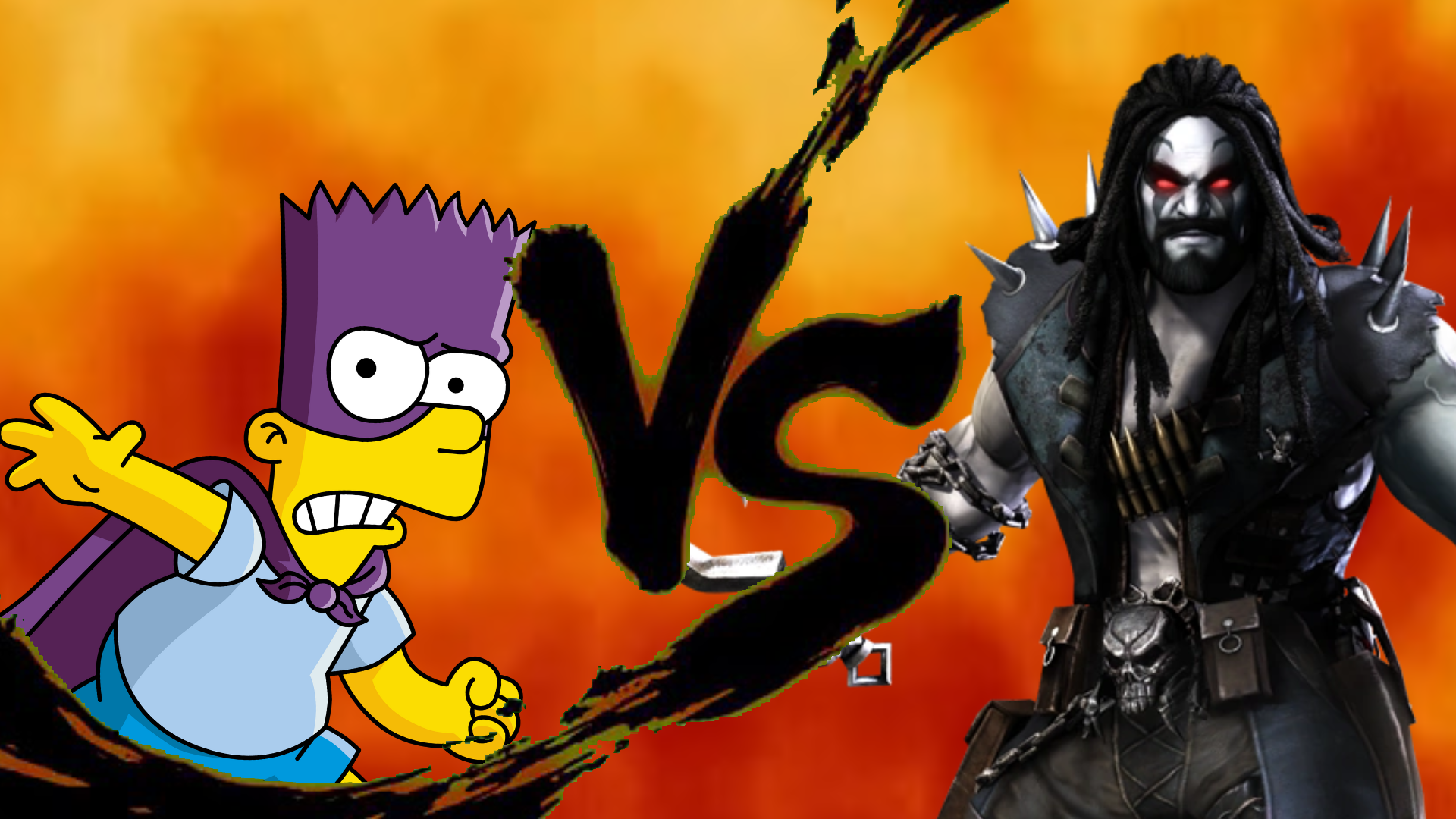 Bartman VS Lobo Blank Meme Template