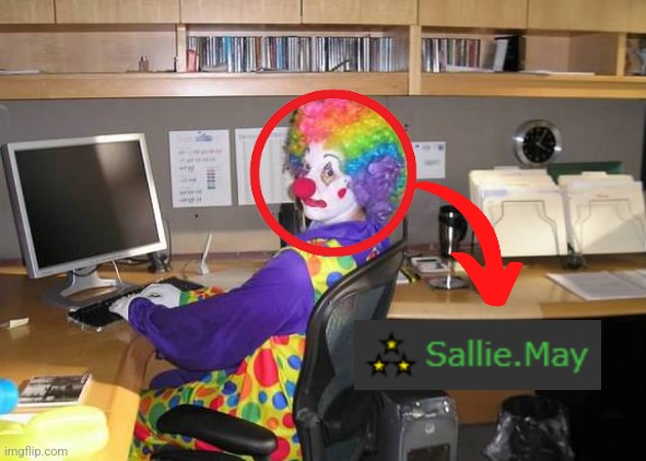 clown computer | image tagged in clown computer | made w/ Imgflip meme maker