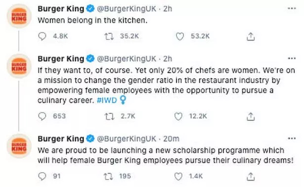 Burger King Tweet Blank Meme Template