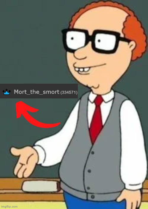 i'm running out of ideas | image tagged in mort goldman - family guy guide - ign | made w/ Imgflip meme maker