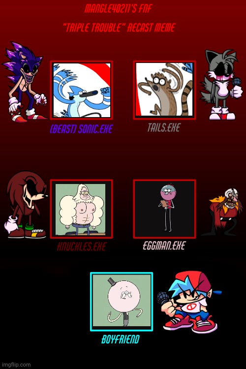 So I Made My Concept for a TT Regular Show Mix | image tagged in regular show | made w/ Imgflip meme maker