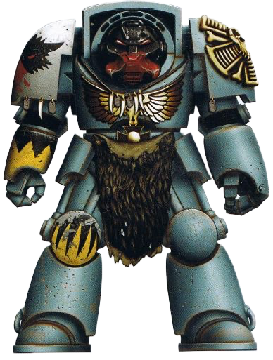 Blood Maw Wolfguard Terminator (transparent) Blank Meme Template