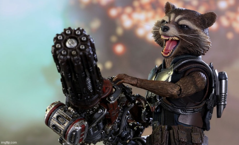 Rocket raccoon | image tagged in rocket raccoon | made w/ Imgflip meme maker