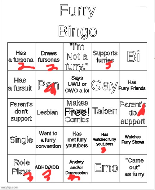 Ima do this too. | image tagged in furry bingo | made w/ Imgflip meme maker