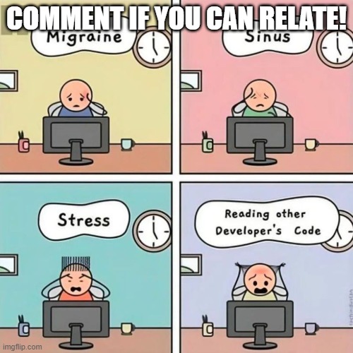 Comment if you can relate! | COMMENT IF YOU CAN RELATE! | image tagged in funny | made w/ Imgflip meme maker