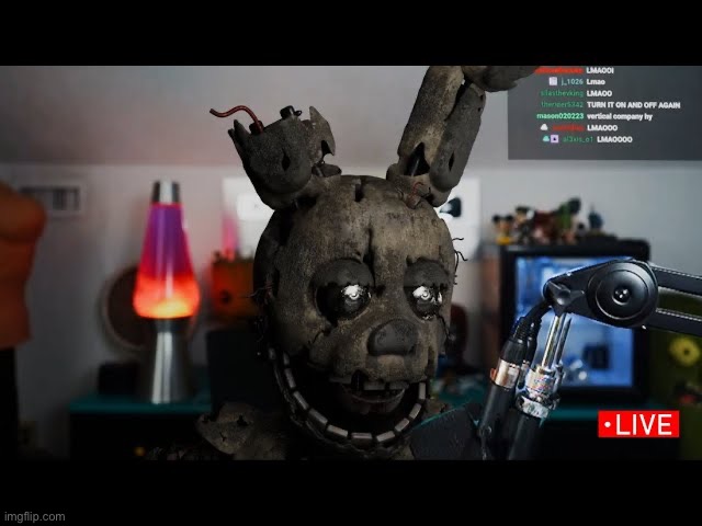 why is springtrap live rn | made w/ Imgflip meme maker