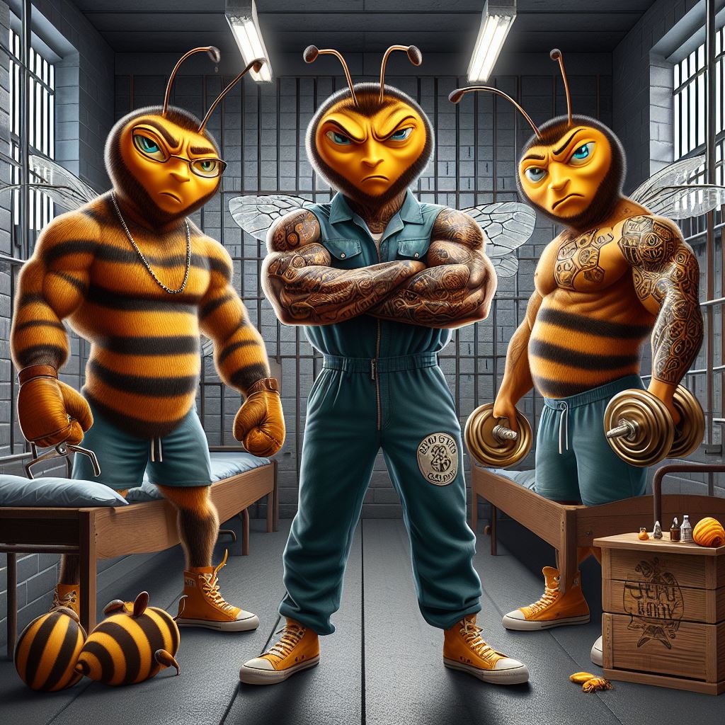 Angry bees Blank Meme Template